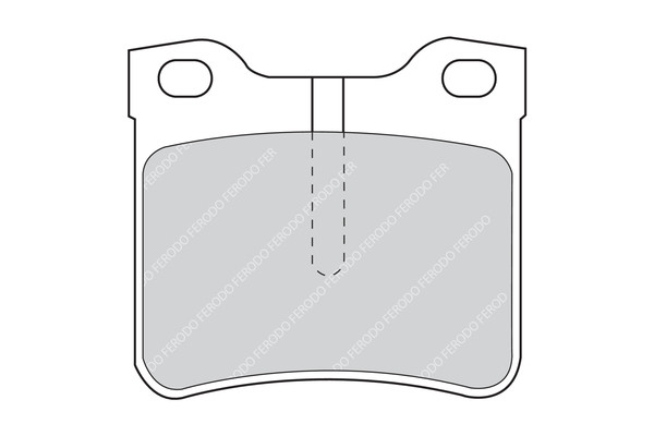 FERODO Bremsbelagsatz, Scheibenbremse