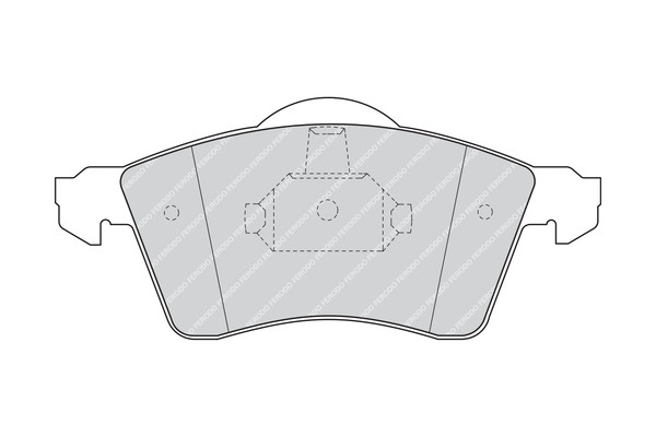FERODO Bremsbelagsatz, Scheibenbremse