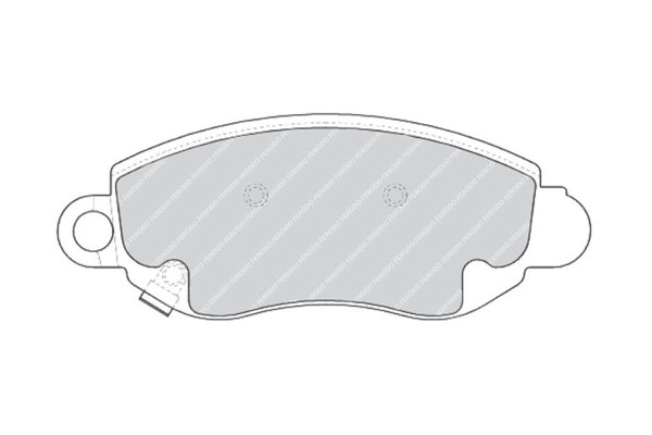 FERODO Bremsbelagsatz, Scheibenbremse