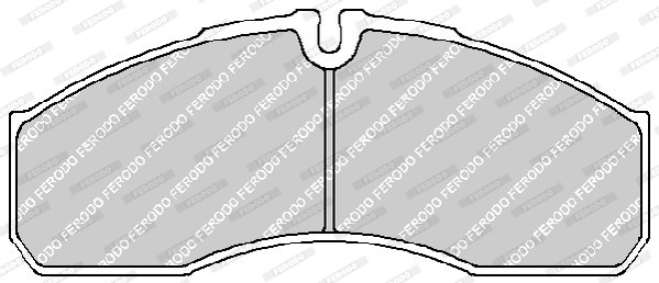 FERODO Bremsbelagsatz, Scheibenbremse