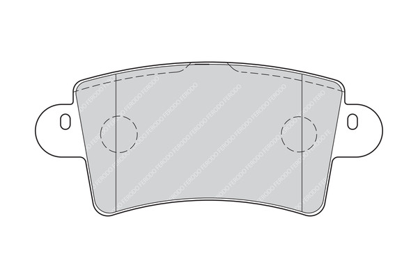 FERODO Bremsbelagsatz, Scheibenbremse