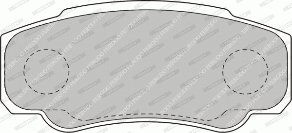 FERODO Bremsbelagsatz, Scheibenbremse