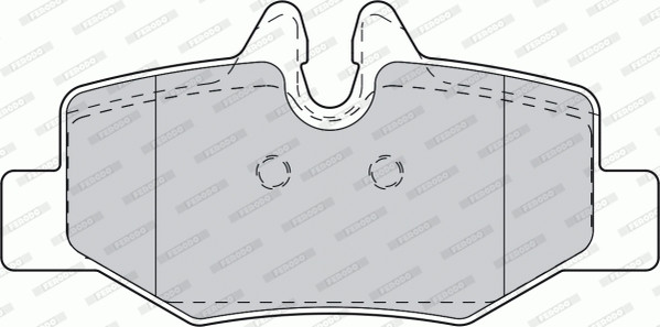 FERODO Bremsbelagsatz, Scheibenbremse