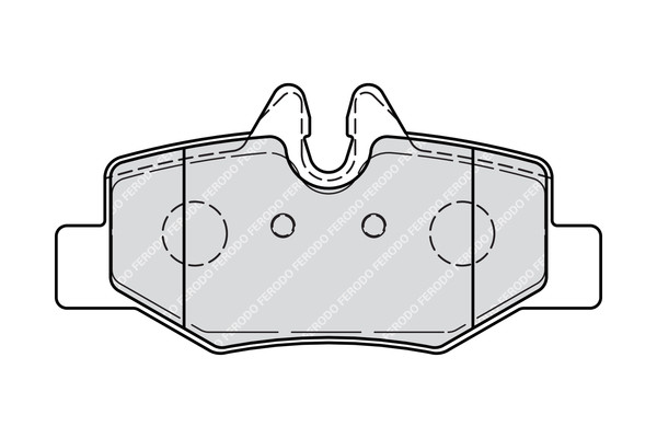 FERODO Bremsbelagsatz, Scheibenbremse