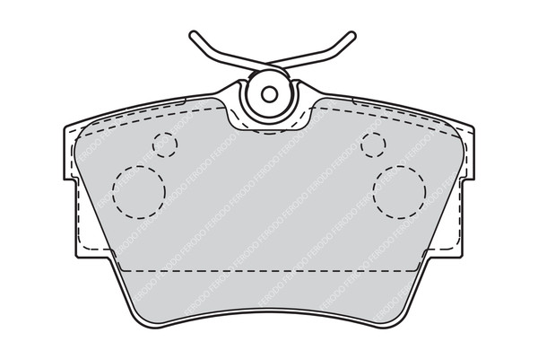 FERODO Bremsbelagsatz, Scheibenbremse