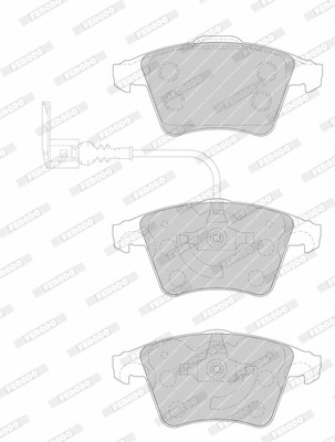 FERODO Bremsbelagsatz, Scheibenbremse