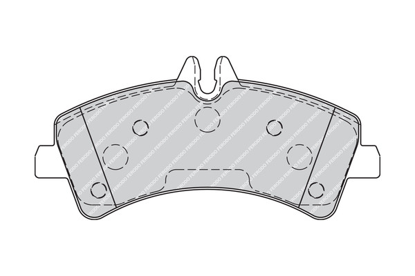 FERODO Bremsbelagsatz, Scheibenbremse