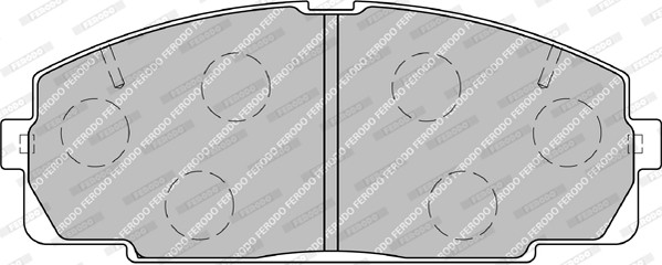 FERODO Bremsbelagsatz, Scheibenbremse