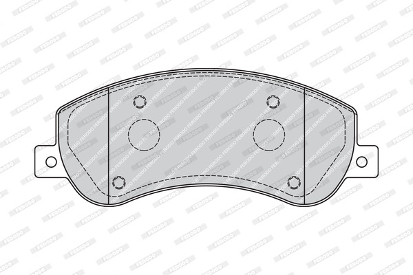 FERODO Bremsbelagsatz, Scheibenbremse