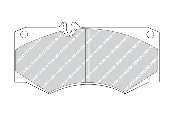 FERODO Bremsbelagsatz, Scheibenbremse