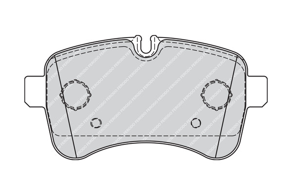 FERODO Bremsbelagsatz, Scheibenbremse