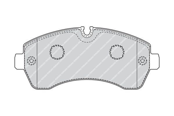 FERODO Bremsbelagsatz, Scheibenbremse
