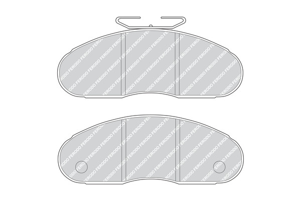 FERODO Bremsbelagsatz, Scheibenbremse