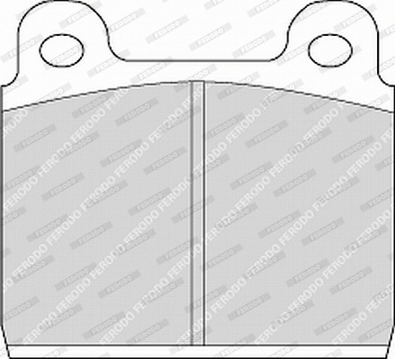 FERODO Bremsbelagsatz, Scheibenbremse