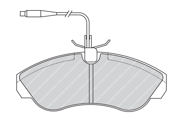 FERODO Bremsbelagsatz, Scheibenbremse