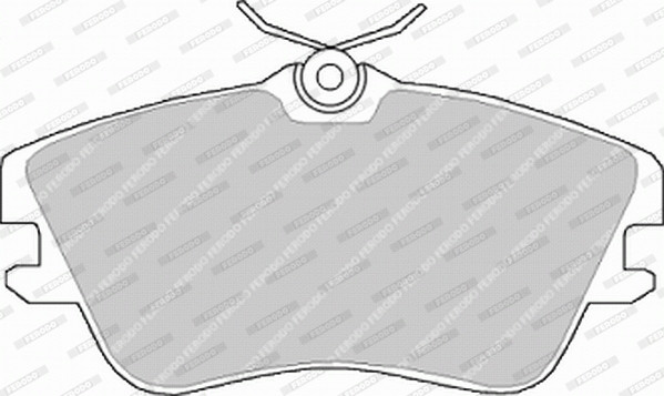 FERODO Bremsbelagsatz, Scheibenbremse