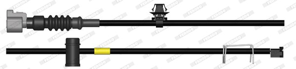 FERODO Warnkontakt, Bremsbelagverschleiß