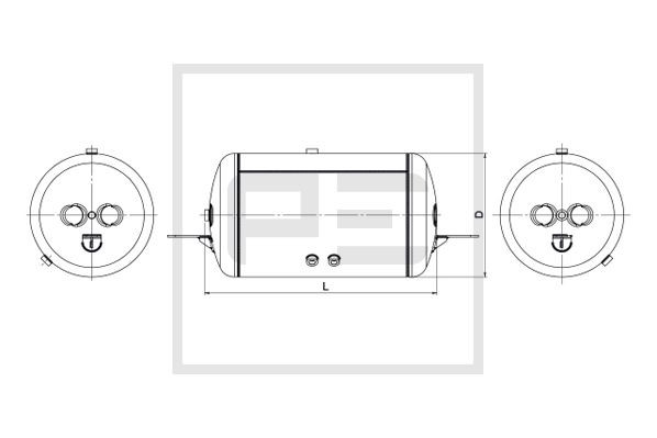 PE Automotive Luftbehälter, Druckluftanlage