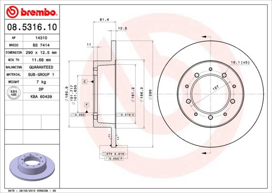 BREMBO Bremsscheibe