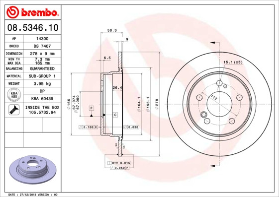 BREMBO Bremsscheibe
