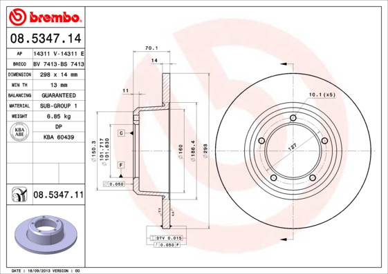 BREMBO Bremsscheibe