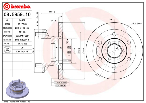 BREMBO Bremsscheibe