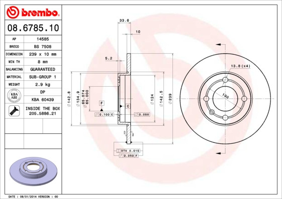 BREMBO Bremsscheibe