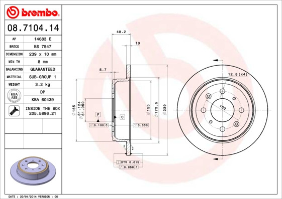 BREMBO Bremsscheibe