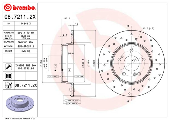 BREMBO Bremsscheibe