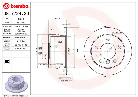 BREMBO Bremsscheibe
