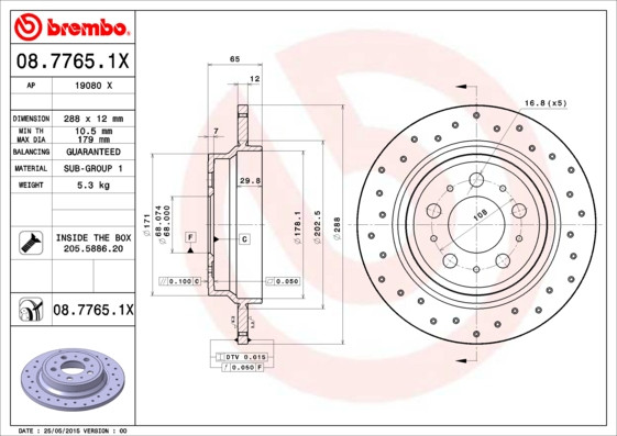 BREMBO Bremsscheibe