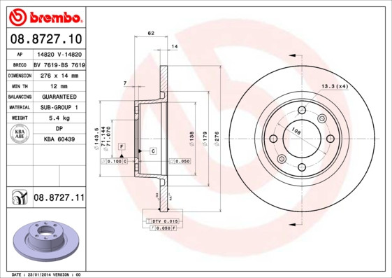 BREMBO Bremsscheibe