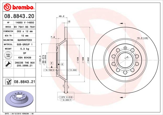 BREMBO Bremsscheibe