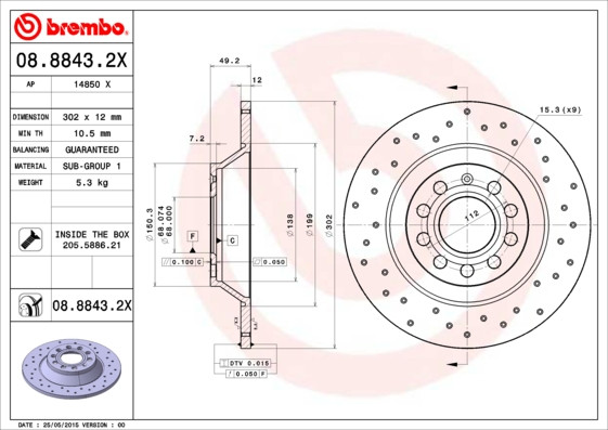 BREMBO Bremsscheibe