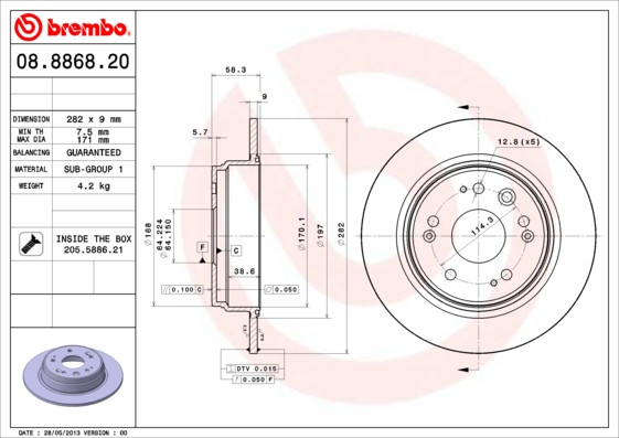 BREMBO Bremsscheibe