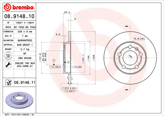 BREMBO Bremsscheibe