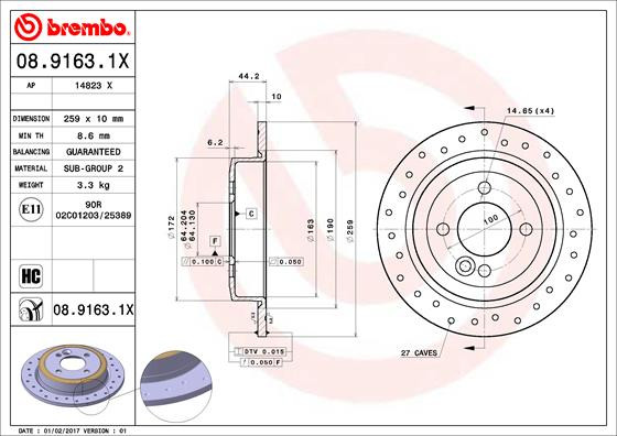 BREMBO Bremsscheibe