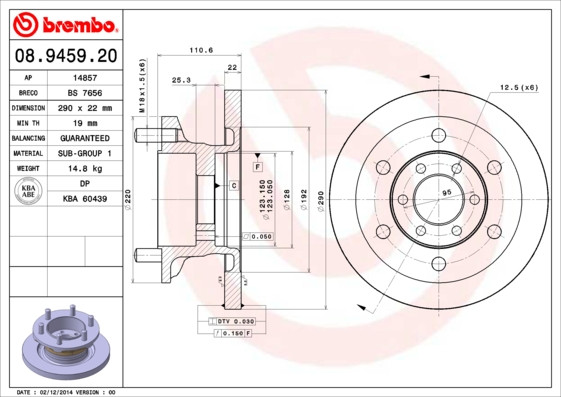 BREMBO Bremsscheibe