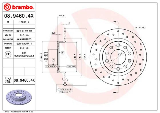 BREMBO Bremsscheibe