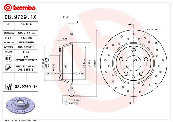 BREMBO Bremsscheibe