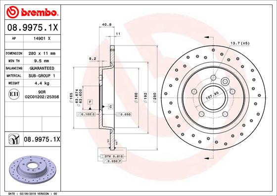 BREMBO Bremsscheibe BREMBO Bremsscheibe