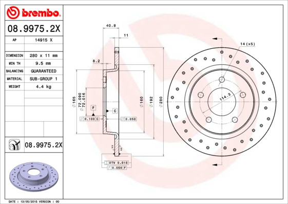 BREMBO Bremsscheibe