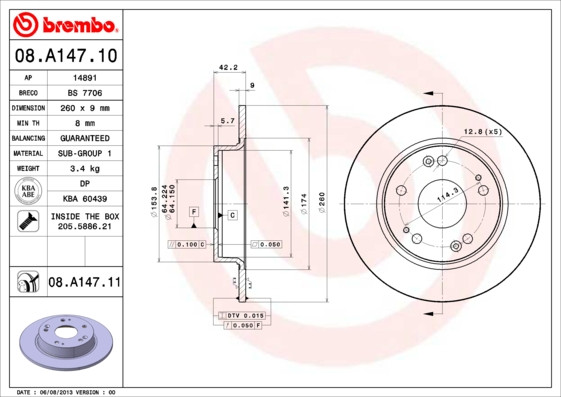BREMBO Bremsscheibe