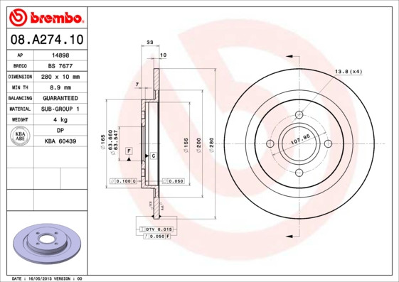 BREMBO Bremsscheibe