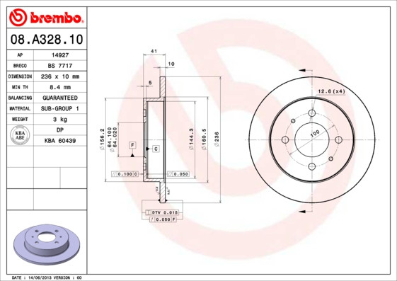 BREMBO Bremsscheibe