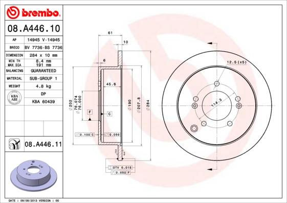 BREMBO Bremsscheibe