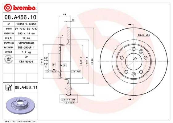 BREMBO Bremsscheibe