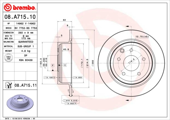 BREMBO Bremsscheibe