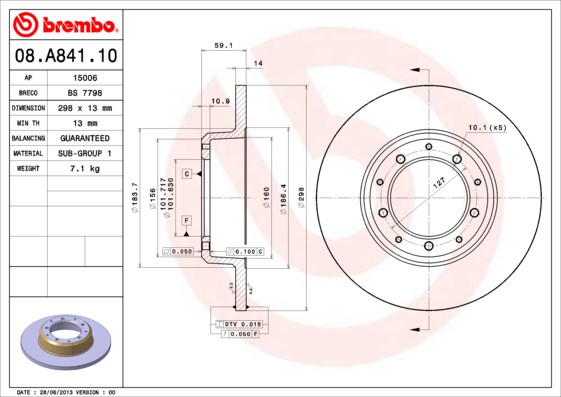 BREMBO Bremsscheibe