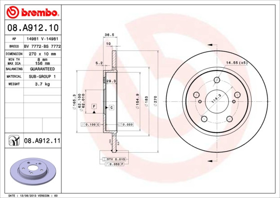 BREMBO Bremsscheibe
